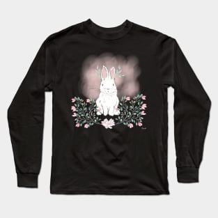 Magnolia Bunny (edited) Long Sleeve T-Shirt